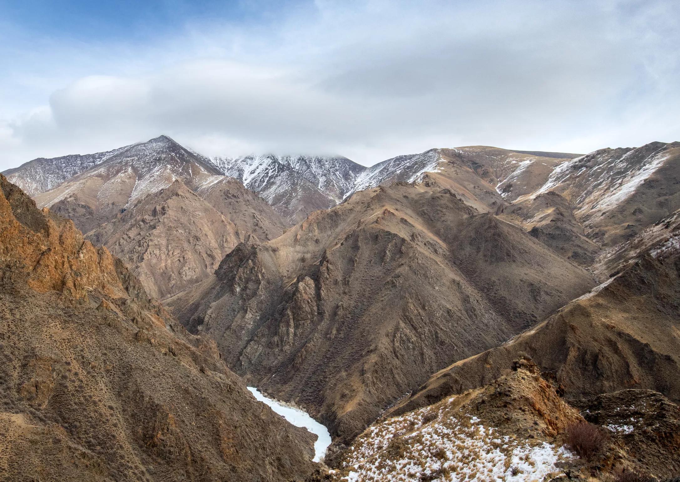Mongolian mountain range