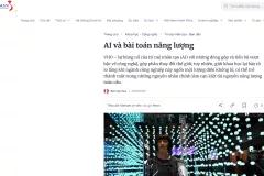 AI v&agrave; b&agrave;i to&aacute;n năng lượng