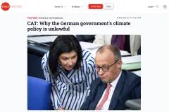 CAT: Why the German government's climate policy is unlawful