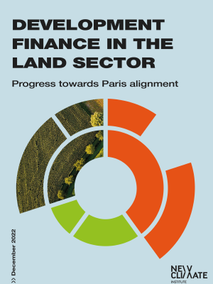 Front cover of the land sector report