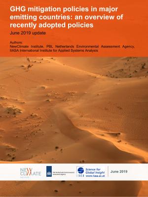 report cover, picture of a desert